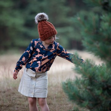 See you at six corduroy wide rib sand shell 19s