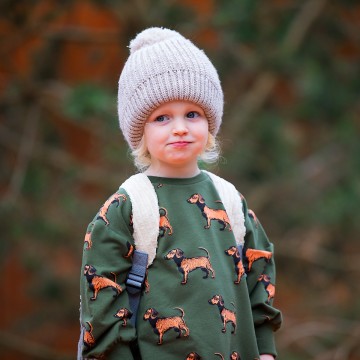 See you at six corduroy wide rib sand shell 38s