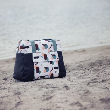 See you at six fabrics wi22 abstrarium s cotton canvas lavender blue 60b