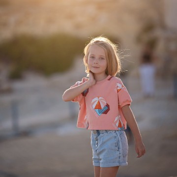 See you at six favorite place l french terry papaya punch pink 050s