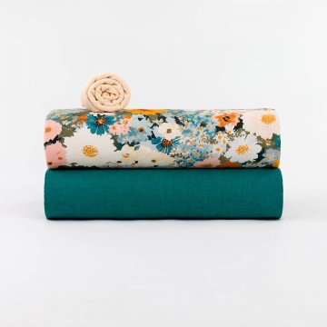 See you at six flower painting m french terry 044s