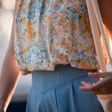 See you at six lots of flowers s double gauze 14s