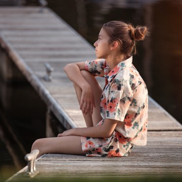 See you at six misty rose m linen viscose blend 39s