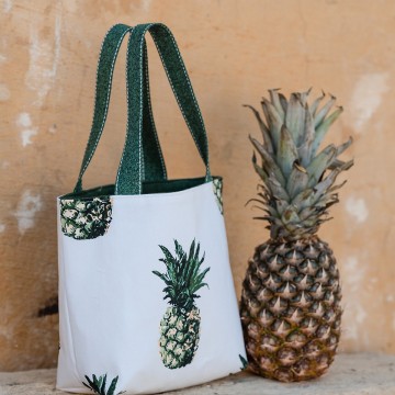 See you at six pineapples m cotton canvas gabardine twill papyrus creme 16s