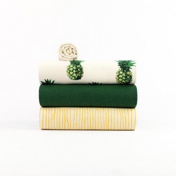 See you at six pineapples m french terry papyrus creme 069s