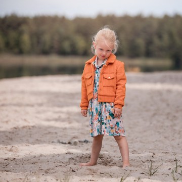 See you at six quilted knit autumn maple orange 01s