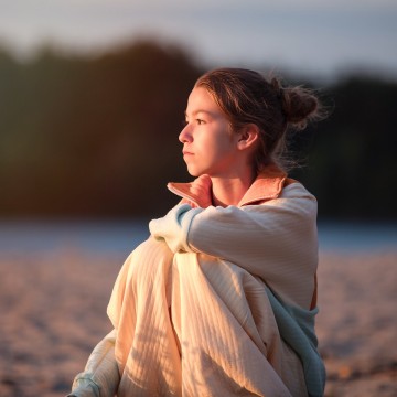 See you at six quilted knit autumn maple orange 21s