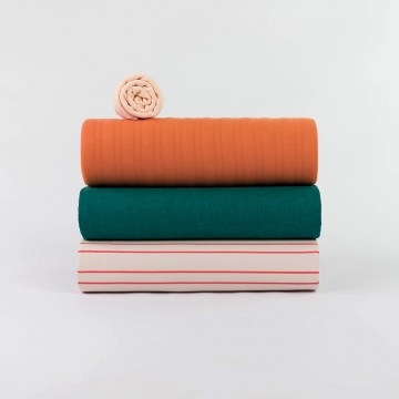 See you at six quilted knit autumn maple orange 28s