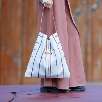 See you at six verticals nmn cotton canvas gabardine twill grayed white 02s