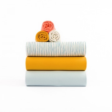 See you at six wiggly verticals blue m french terry papyrus creme 051s
