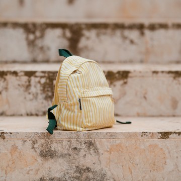 See you at six wiggly verticals yellow m cotton canvas papyrus creme 088s