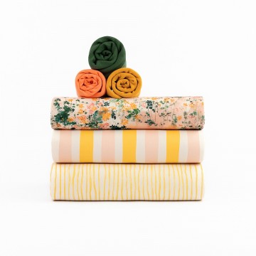 See you at six wiggly verticals yellow m cotton canvas papyrus creme 116s