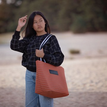 Syas sp23 french terry double grid m black 21b 0