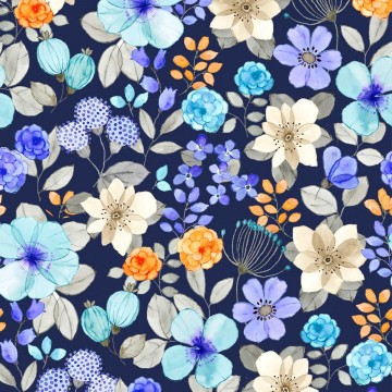 Tela de popeln estampado hanami 224