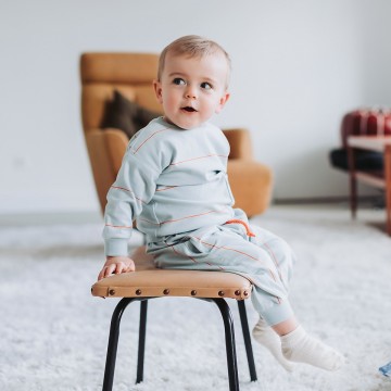 Verticals n french terry baby blue 17s