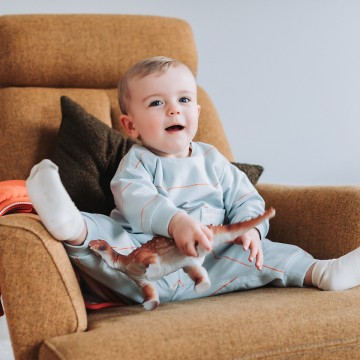 Verticals n french terry baby blue 23s