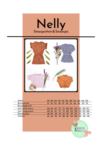 Nelly papieren patroon Smospotten & Snoesjes