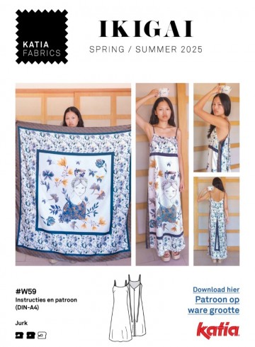 W59 jurk maat s m l xl