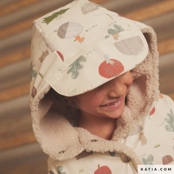 Waterdichte stof raincoat pu winter harvest 2217 4 05 katia g