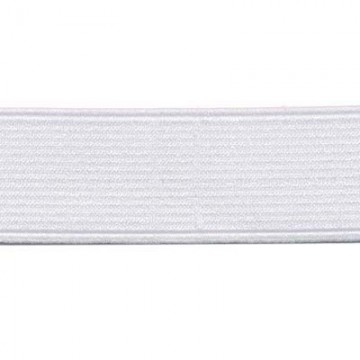 Wit elastiek 25 mm